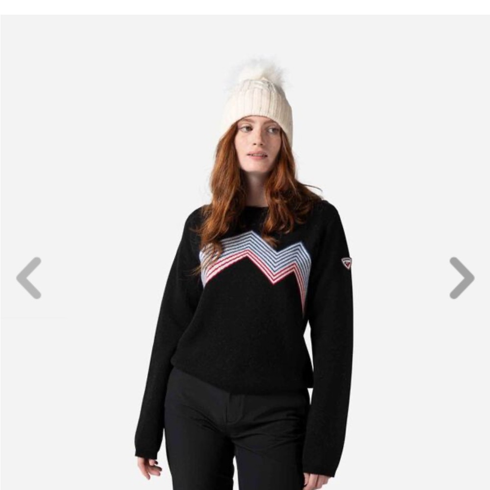 Rossignol women’s mountain wool and cashmere blend sweater brand new with tags